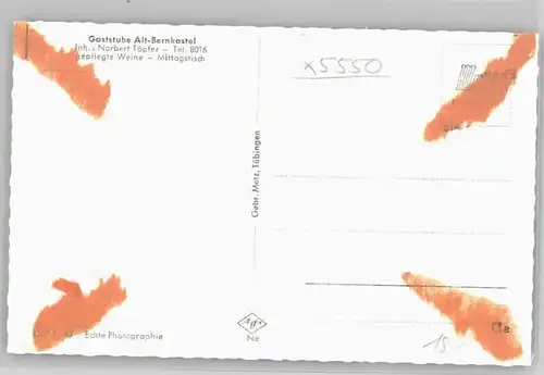 Bernkastel-Kues Bernkastel-Kues Gaststube Alt Bernkastel * / Bernkastel-Kues /Bernkastel-Wittlich LKR