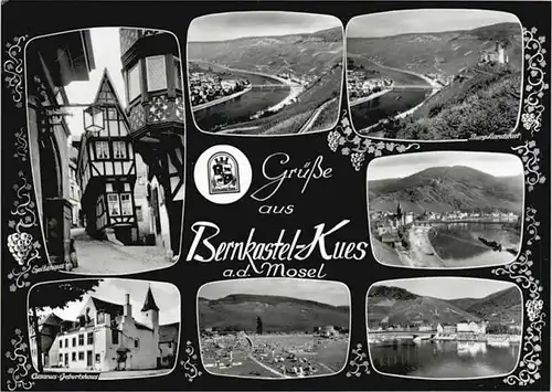 Bernkastel-Kues Bernkastel-Kues Spitzhaus Cusanus Geburtshaus Burg Landshut * / Bernkastel-Kues /Bernkastel-Wittlich LKR