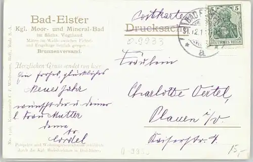 Bad Elster Bad Elster Albertbad x / Bad Elster /Vogtlandkreis LKR