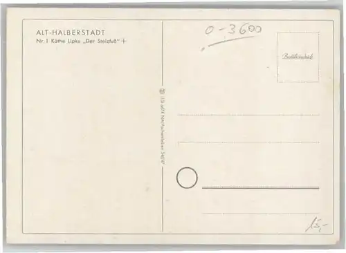 Halberstadt Der Stelzfuss *