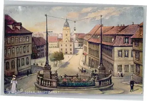 Gotha Thueringen Gotha Hauptmarkt * / Gotha /Gotha LKR