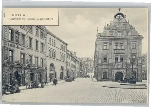 Gotha Thueringen Gotha Rathaus Schlossberg Hauptmarkt * / Gotha /Gotha LKR