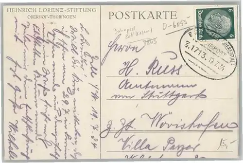 Oberhof Thueringen Heinrich Lorenz-Stiftung x