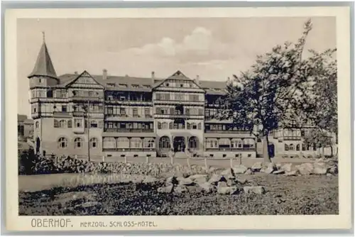 Oberhof Thueringen Schloss Hotel *