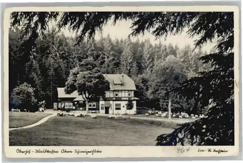 Oberhof Thueringen Waldkaffee Schweizerhuette x