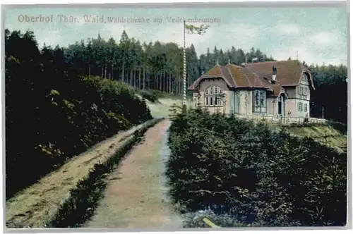 Oberhof Thueringen Waldschenke am Veilchenbrunnen *