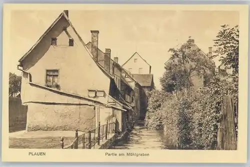 we57478 Plauen Vogtland Plauen Muehlgraben * Kategorie. Plauen Alte Ansichtskarten