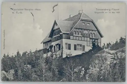 we57480 Plauen Vogtland Plauen Tenneraberg Touristen-Vereins-Haus x Kategorie. Plauen Alte Ansichtskarten