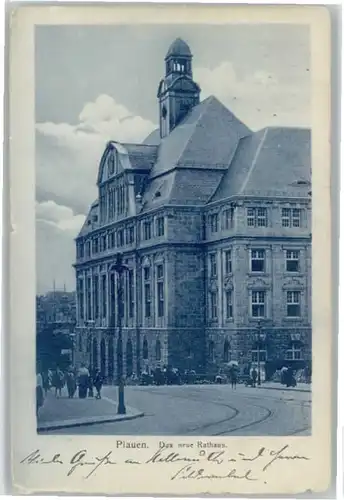 we57616 Plauen Vogtland Plauen Rathaus x Kategorie. Plauen Alte Ansichtskarten