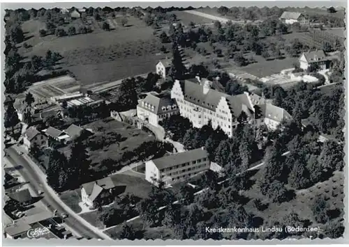 Lindau Bodensee Fliegeraufnahme Krankenhaus *