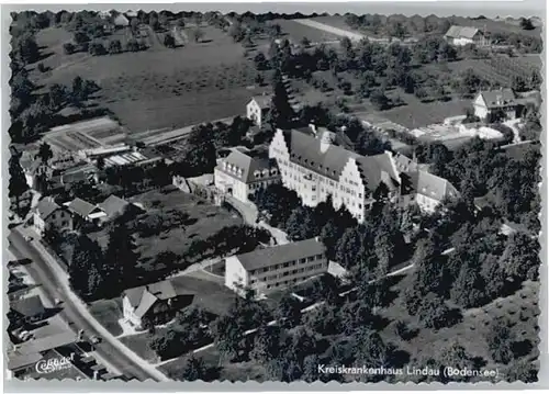 Lindau Bodensee Fliegeraufnahme Krankenhaus *