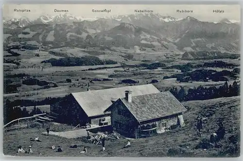 Sonthofen Oberallgaeu Rotspitze Daumen Nebelhorn Rubihorn x