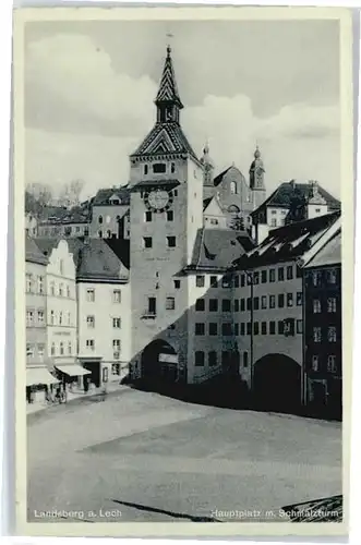 Landsberg Hauptplatz Schmalzturm x