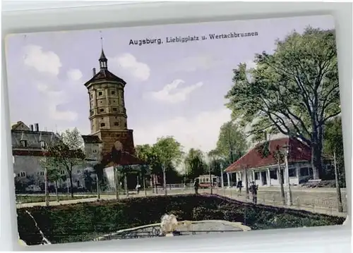 Augsburg Liebiplatz Wertachbrunnen x