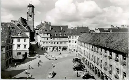 Memmingen Marktplatz Steuerhaus St Martinskirche *