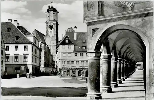 Memmingen Marktplatz St Martinskirche *