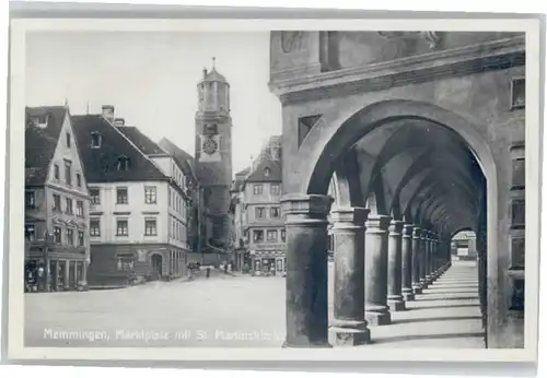 Memmingen Marktplatz St Martinskirche *