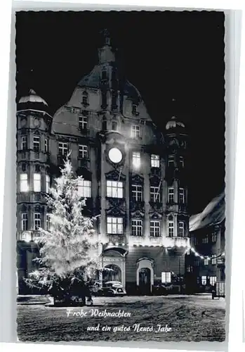 Memmingen Rathaus Weihnachtsgruesse *