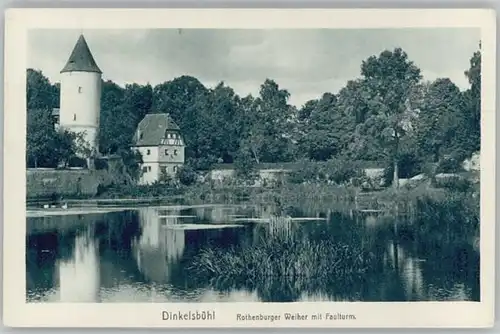 Dinkelsbuehl Rothenburger Weiher Faulturm *