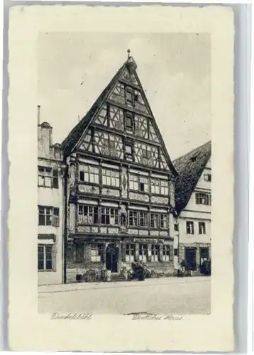 Dinkelsbuehl Deutsches Haus *