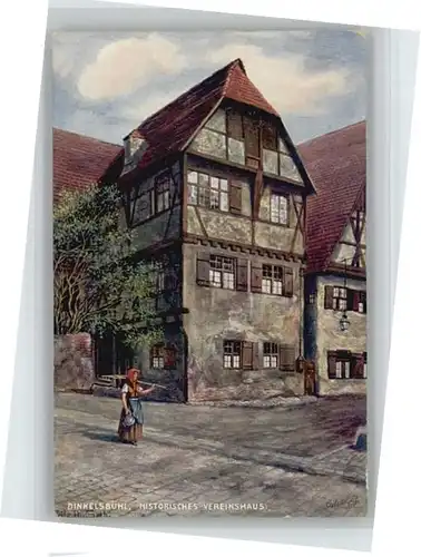 Dinkelsbuehl Vereinshaus Kuenstler Selb x