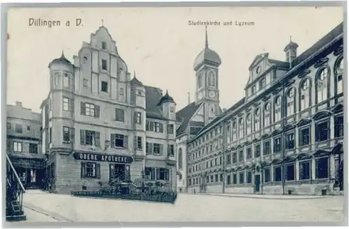 Dillingen Donau Studienkirch Lyzeum Apotheke x