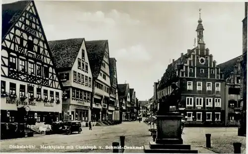 Dinkelsbuehl Christoph Schmid Denkmal  *