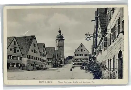 Dinkelsbuehl Segringer Strasse und Tor *