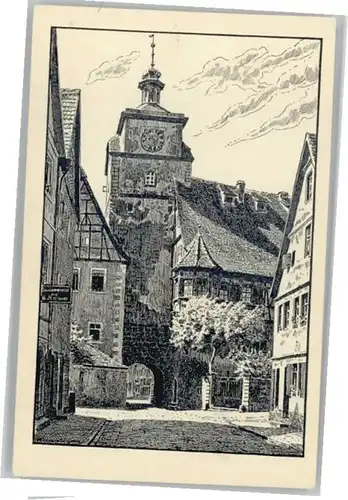Rothenburg Tauber Weisser Turm *