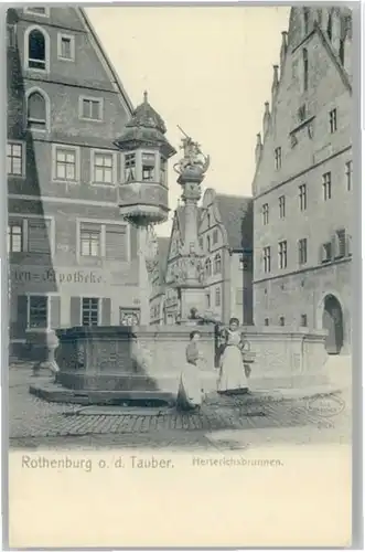 Rothenburg Tauber Herterichbrunnen *