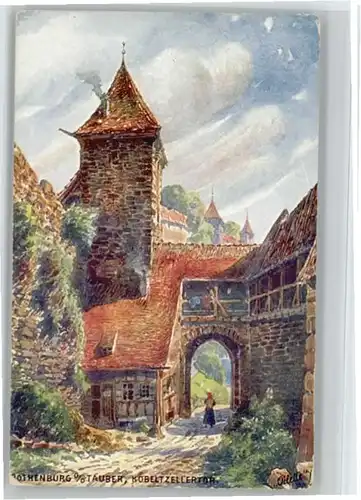 Rothenburg Tauber Kobeltzellertor *