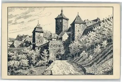 Rothenburg Tauber Kobolzeller Tor *