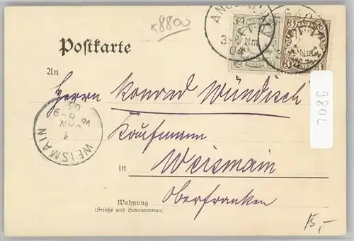 we62396 Ansbach Mittelfranken Ansbach Herriedertor x Kategorie. Ansbach Alte Ansichtskarten