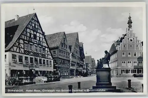 Dinkelsbuehl Hotel Rose Schmid Denkmal Ratstrinkstube *