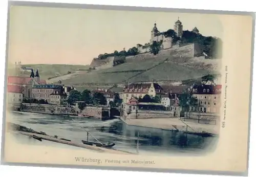 Wuerzburg Festung Mainviertel *