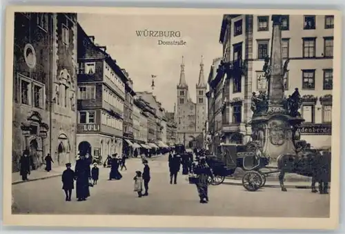 Wuerzburg Domstrasse *