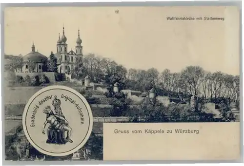 Wuerzburg Kaepelle Gnadenbild Wallfahrtskirche Stationsweg *