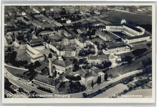 Wuerzburg Luitpold-Krankenhaus Fliegeraufnahme  x