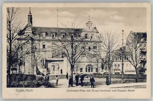 Essen Limbecker-Platz Krupp-Denkmal Hotel *