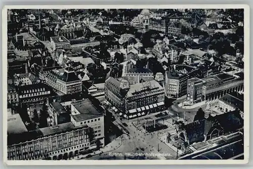 Essen Fliegeraufnahme Bahnhof Vorplatz x