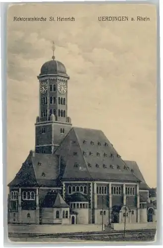 we64920 Uerdingen Uerdingen Rektoratskirche St Heinrich * Kategorie. Krefeld Alte Ansichtskarten