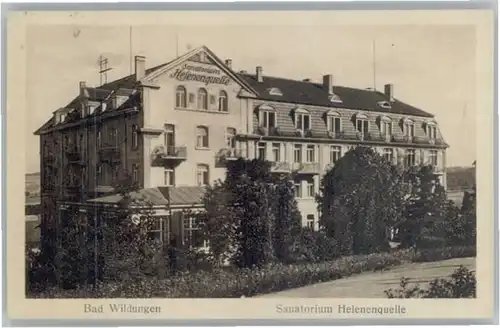 Bad Wildungen Sanatorium Helenenquelle x