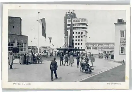 Duesseldorf Gesolei Feuerwehrturm *