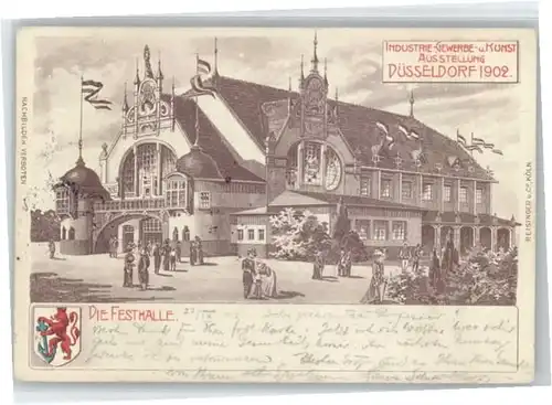 Duesseldorf Ausstellung Festhalle Wappen x