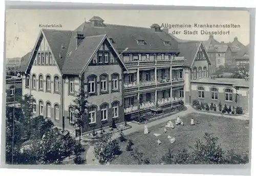 Duesseldorf Krankenanstalt Kinderklinik x