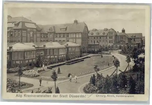 Duesseldorf Krankenanstalt Chirurgische Klinik x