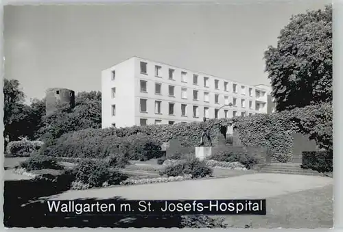 we68143 Uerdingen Uerdingen Wallgarten St. Josefs-Hospital * Kategorie. Krefeld Alte Ansichtskarten