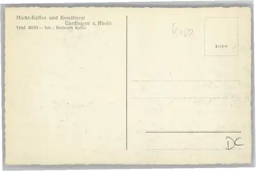 we68190 Uerdingen Uerdingen Krankenhaus * Kategorie. Krefeld Alte Ansichtskarten