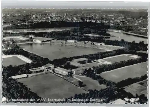 Duisburg Ruhr Duisburg Fliegeraufnahme Sportschule Sportpark * / Duisburg /Duisburg Stadtkreis