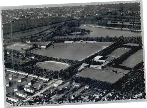 Duisburg Ruhr Duisburg Fliegeraufnahme Sportschule Sportpark * / Duisburg /Duisburg Stadtkreis